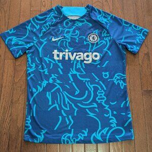 2022/23 Nike Chelsea FC Pre-Match Soccer Futbol Kit Jersey - Size M